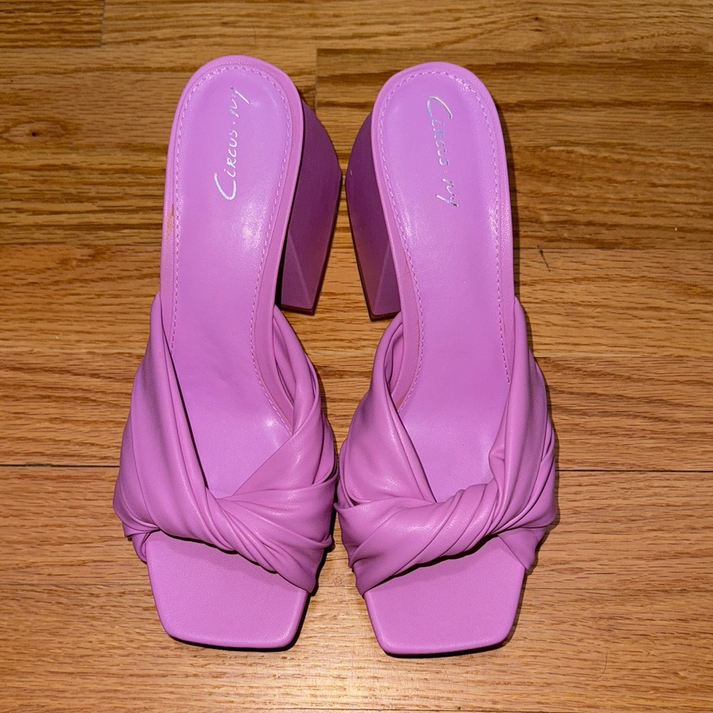 Crew My Lavender Twist Mules